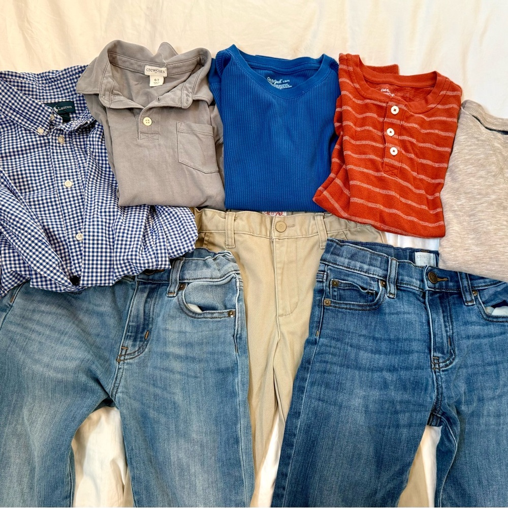 Boys pants/long sleeve bundle